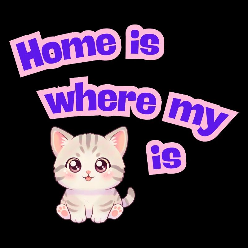 La maison, c’est là où est mon chat