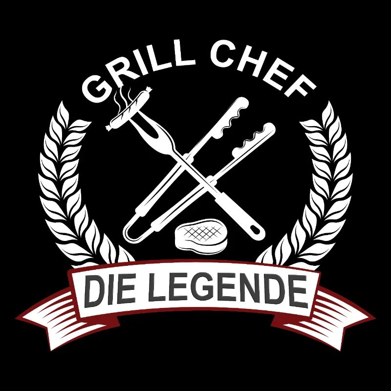 Grill Chef Shirt – Chef am Grill BBQ Geschenk