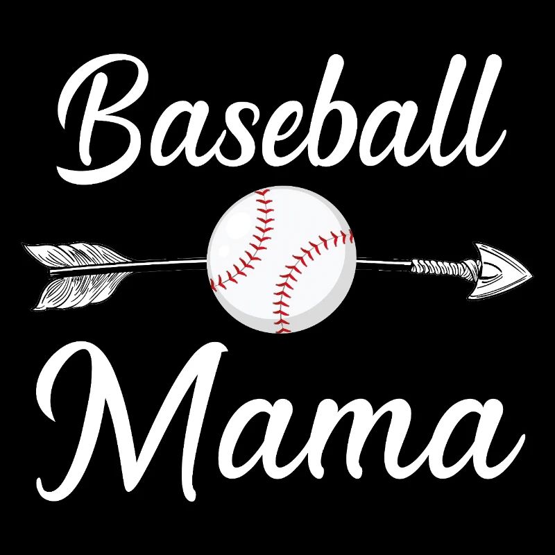 Baseball Mama Cute Mom Baseball Lover