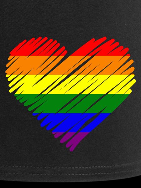 Regenbogen Pride Herz