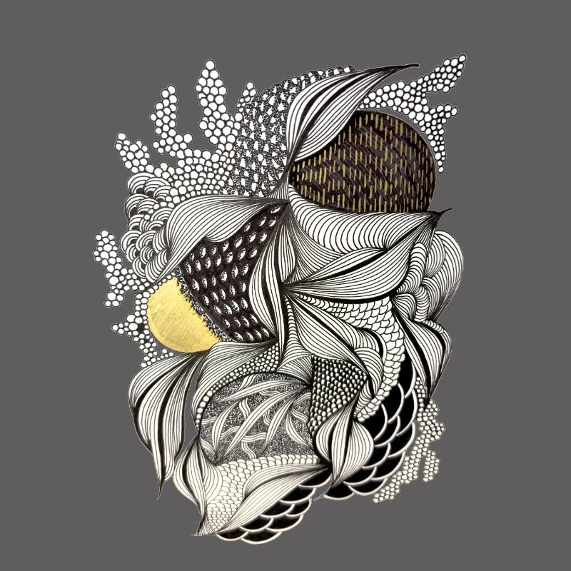 Leaf Fabric Feather Light Pattern