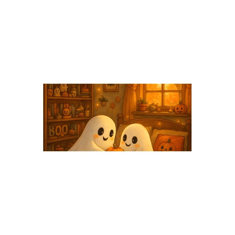 Halloween cute ghosts