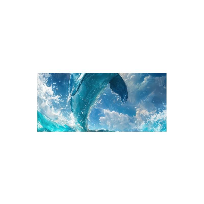 Illustration eines Delfins