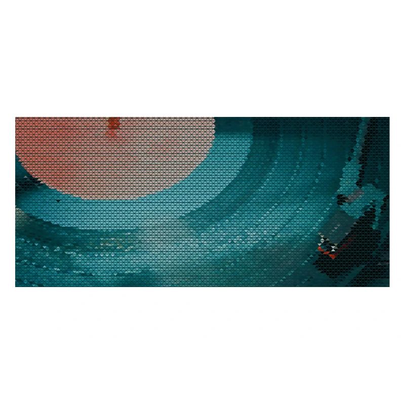 Turntable in a triangle pattern