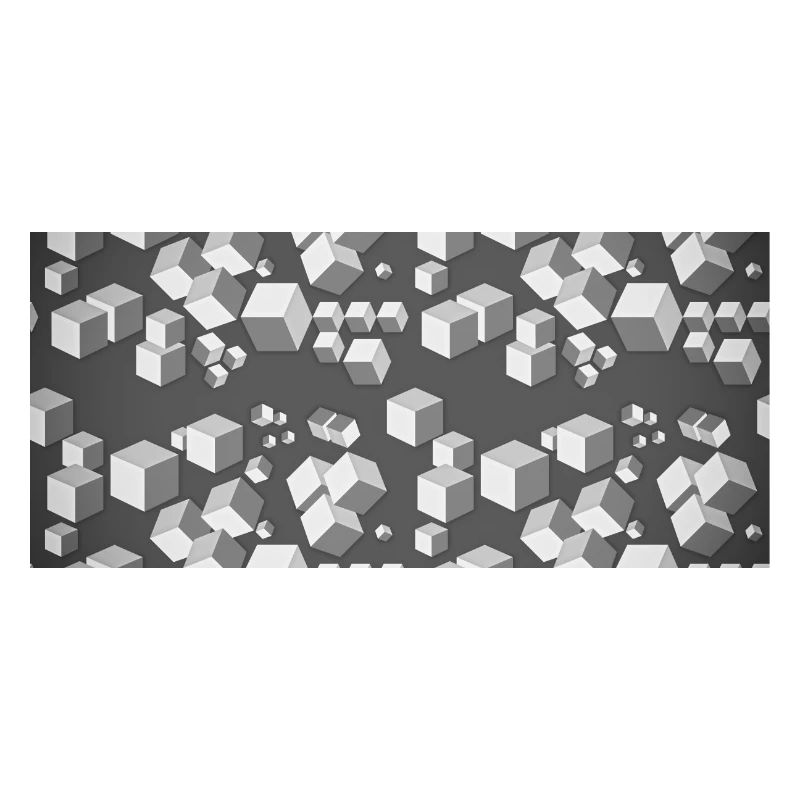 Deco pattern grey-white