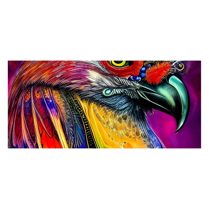 Wunderbare bunte Krähe