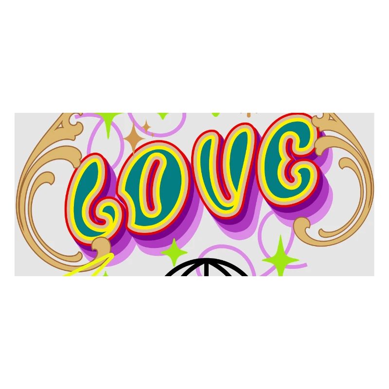 Psychedelic Love & Lightning Design