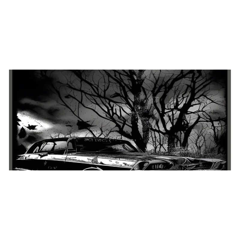 Oldtimer Oldtimer unter verwunschenem Baum