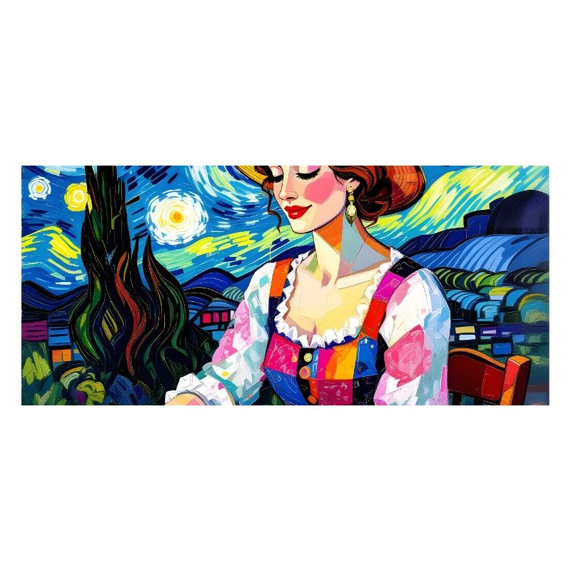 Nocturnal patchwork font