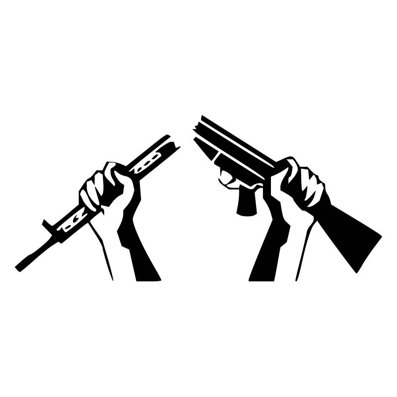 Zerbrochenes Gewehr - Friedenssymbol