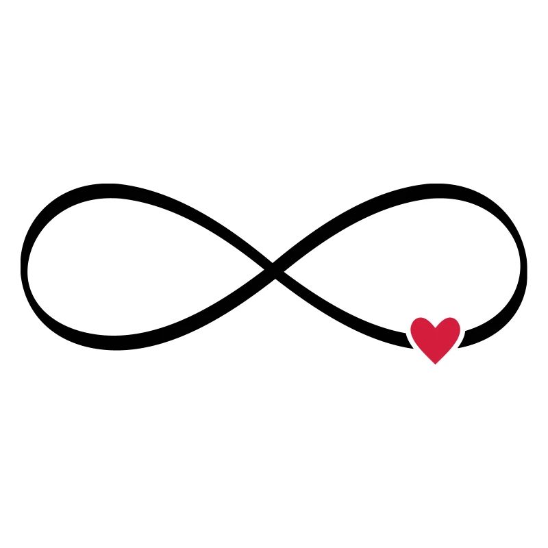 Unendlichkeits Zeichen unendlich Herz Liebe