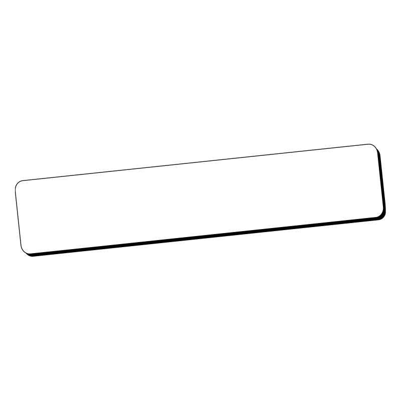 Coins arrondis du champ d’écriture | Ombre | Graphiques vectoriels