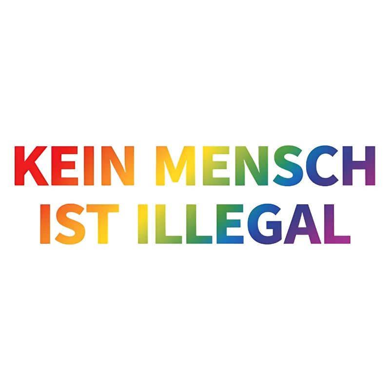 No One Is Illegal Rainbow