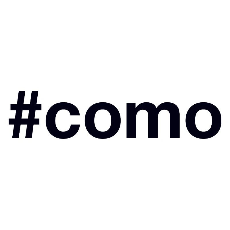 COMO Hashtag