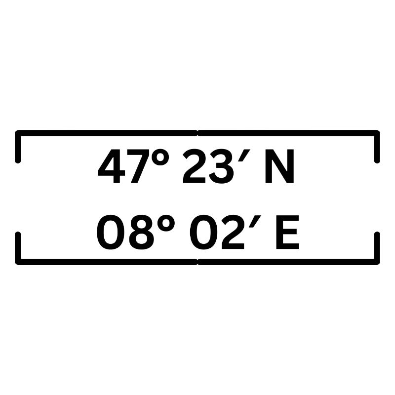 Coordinates Aarau Minimalist