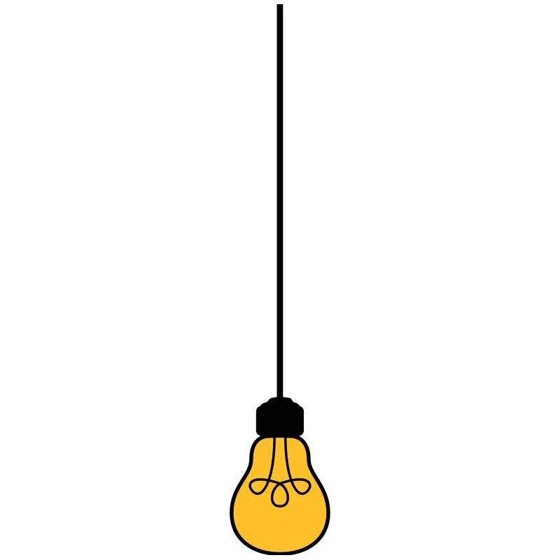 ceiling top cable hang light bulb light electricity id