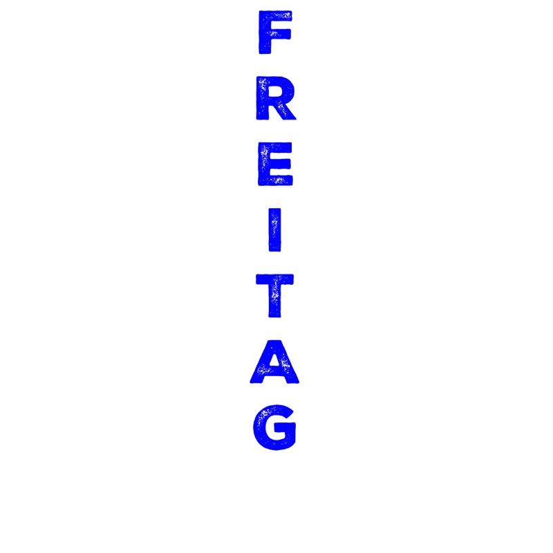 Friday - blue