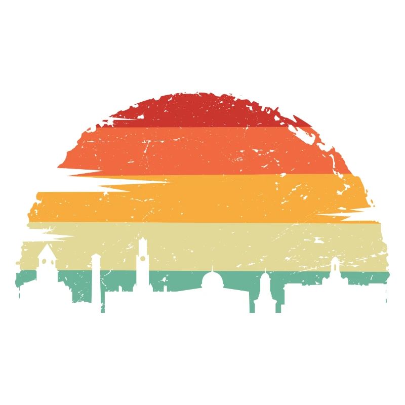 Horizon du coucher de soleil éclatant