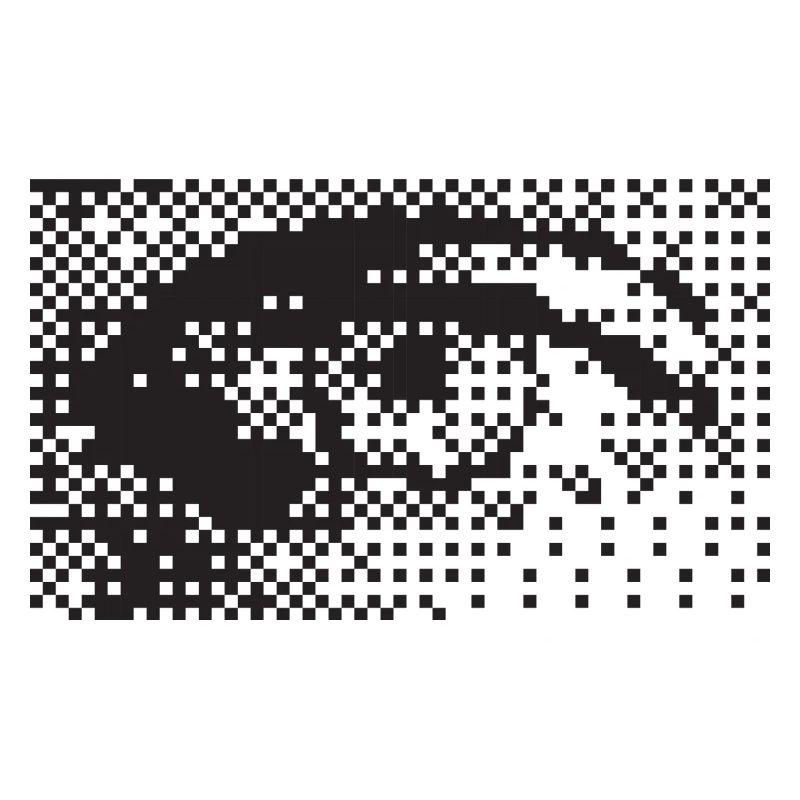 Mitternachts-Pixel-Augenmuster