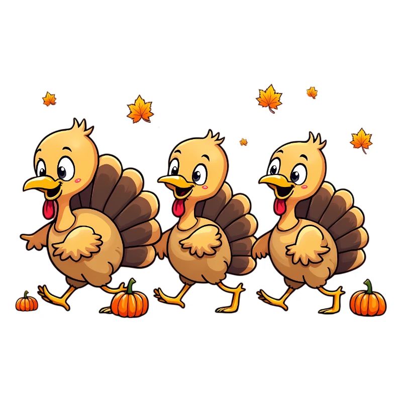Bébé dinde de Thanksgiving