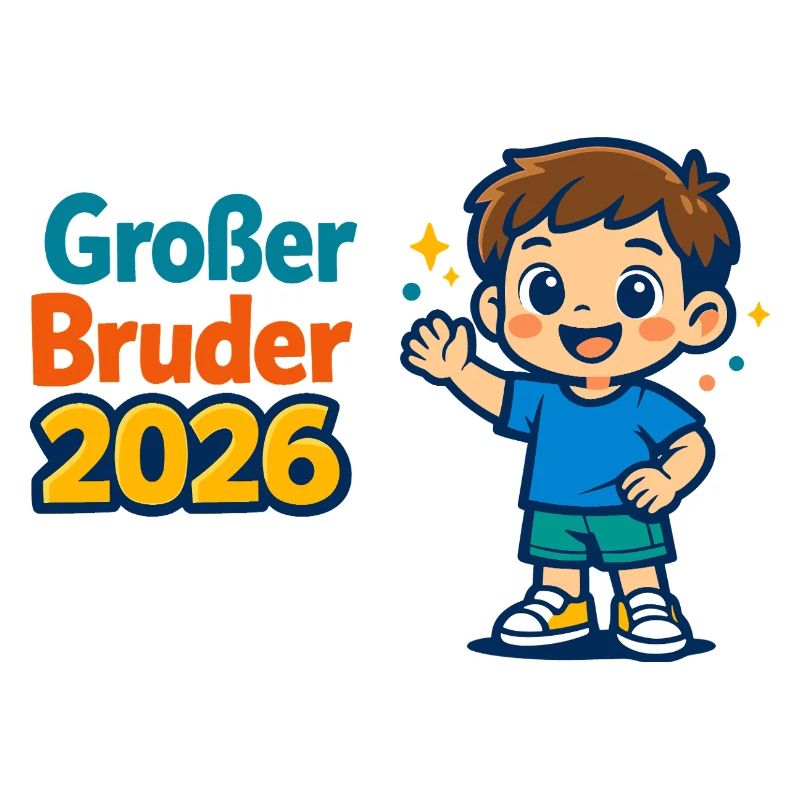 Großer Bruder 2026 Kinder Geschenk