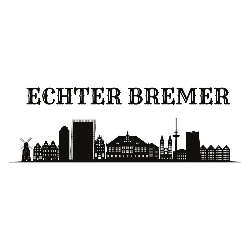 Echter Bremer Skyline Silhouette