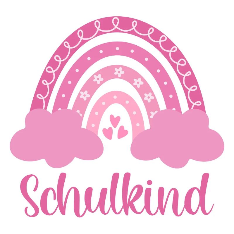 Schulkind Regenbogen