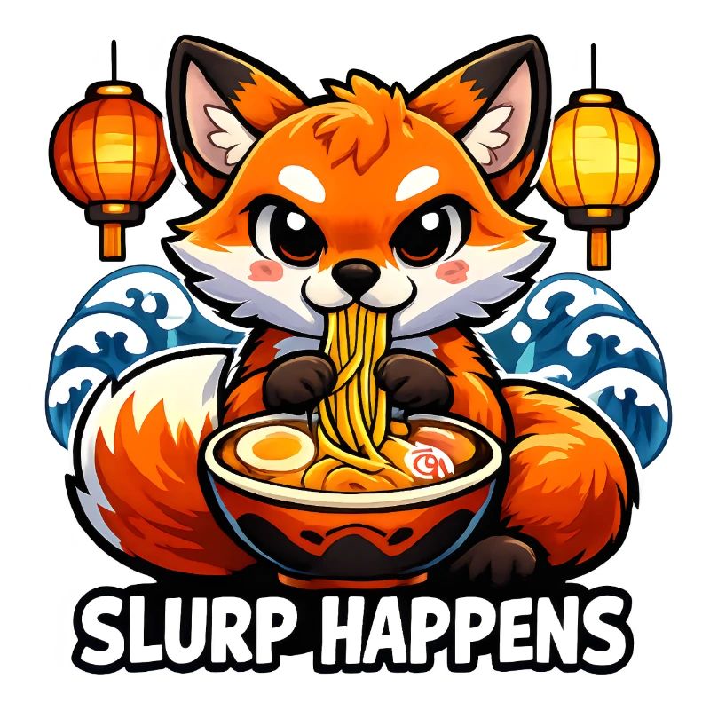 Le slurp de renard de ramen arrive