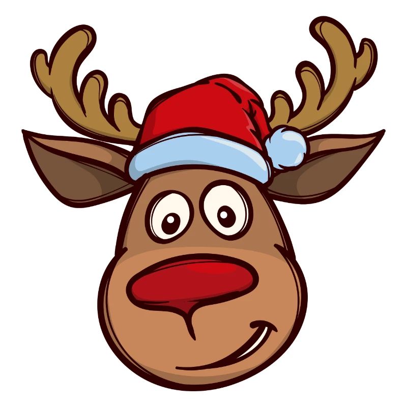 Noël renne visage