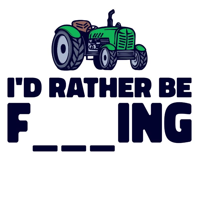 Farm Tractor Statement Agriculture Field