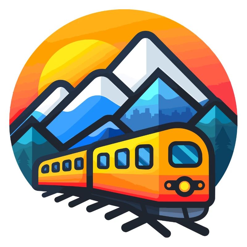 Train Cartoon Style