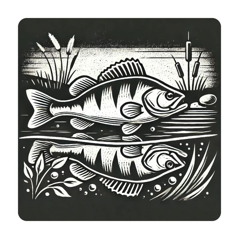 Barsch Raubfisch Design