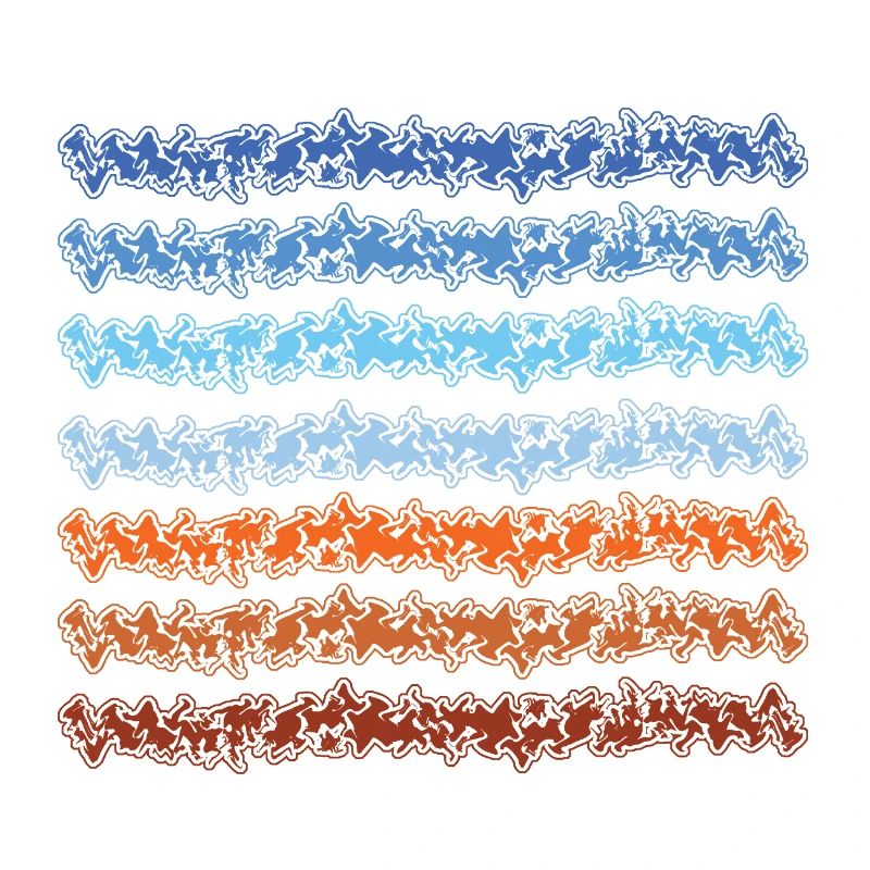Conception abstraite de lignes dégradées