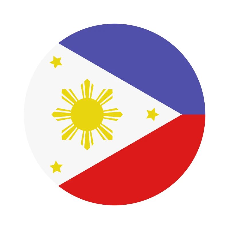 Drapeau rond philippin