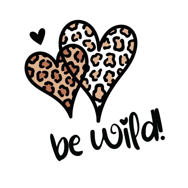 Be Wild Leopard Hearts