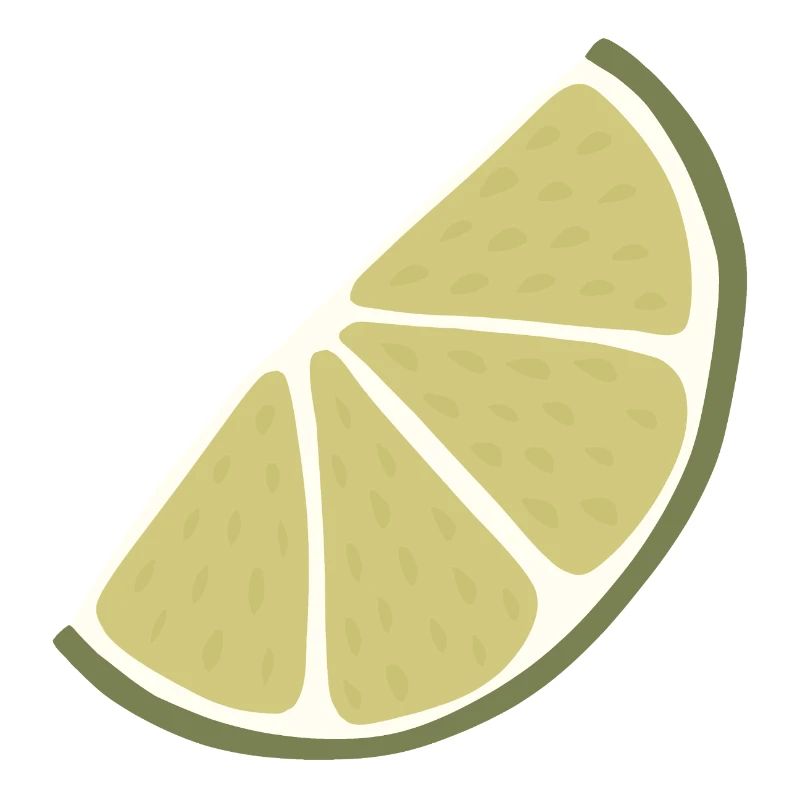 Lime Slice Minimalist Lime