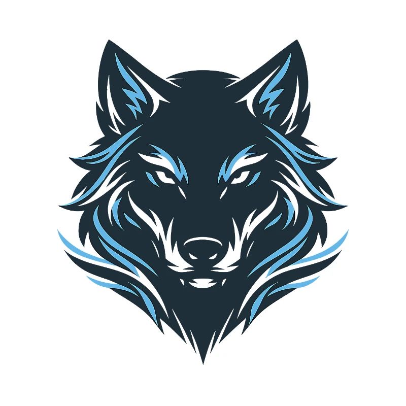 Blue Night Wolf Emblem