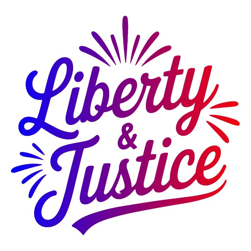Liberty & Justice Print