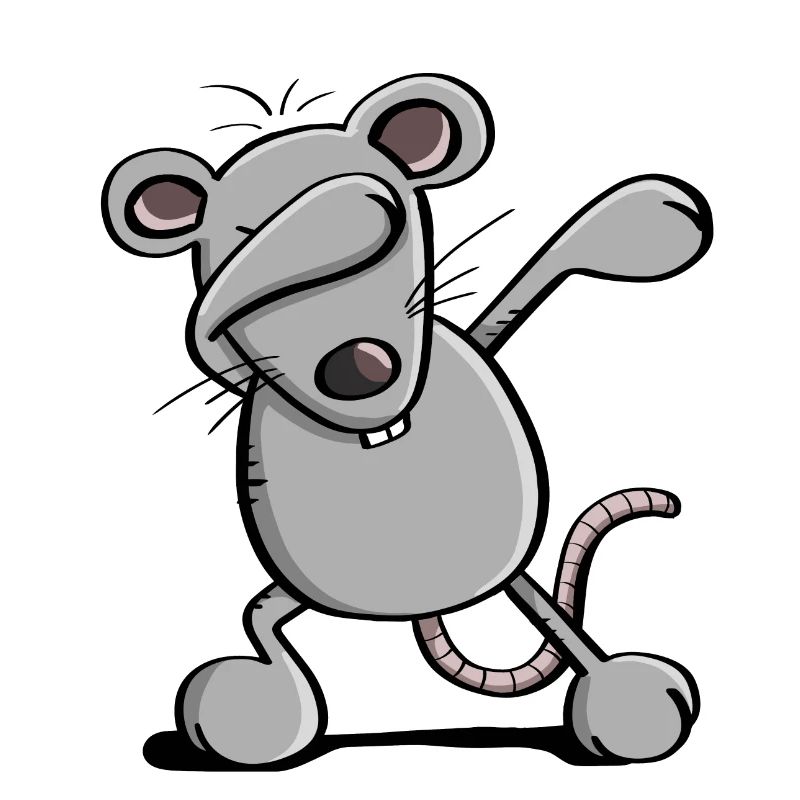 Coole Dab Dance Maus - Dabbing Ratte - Comic