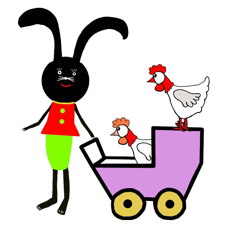 Rabbit Bunny Easter Chickens Kids