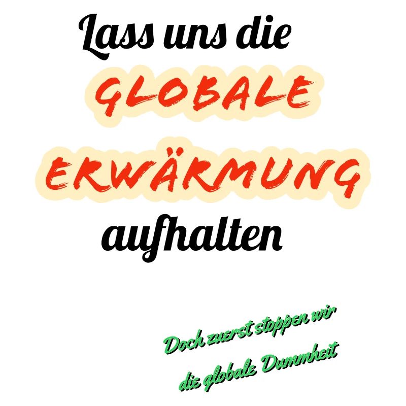 Global Warming Parody Design