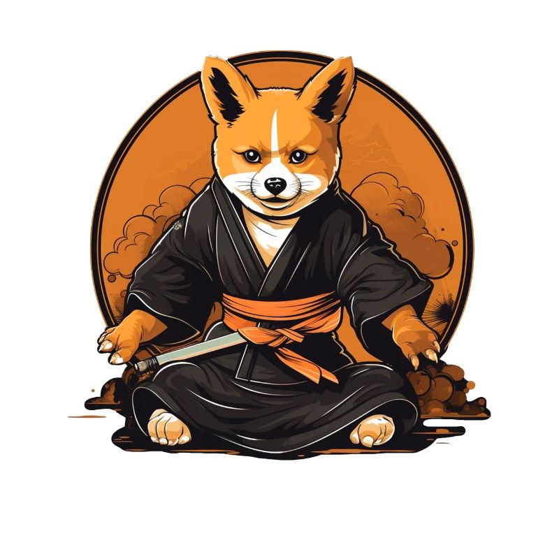 Ninja Corgi Dog