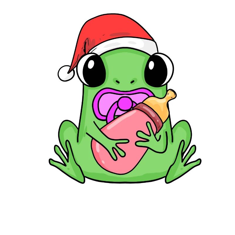 Grenouille bébé Noël