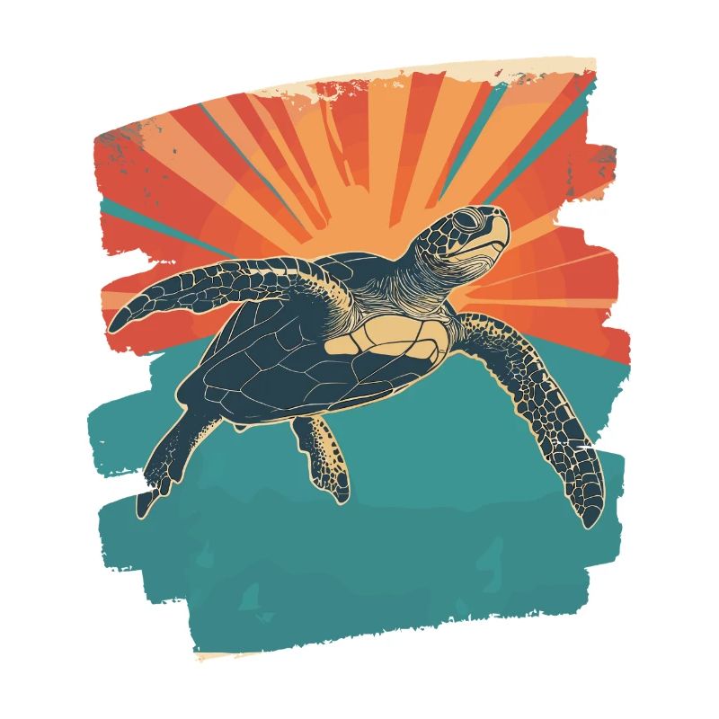 Sea Turtle Retro