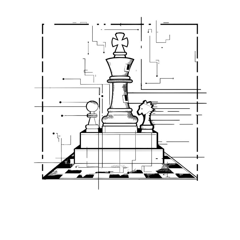 Graphiques de pièces d’échecs