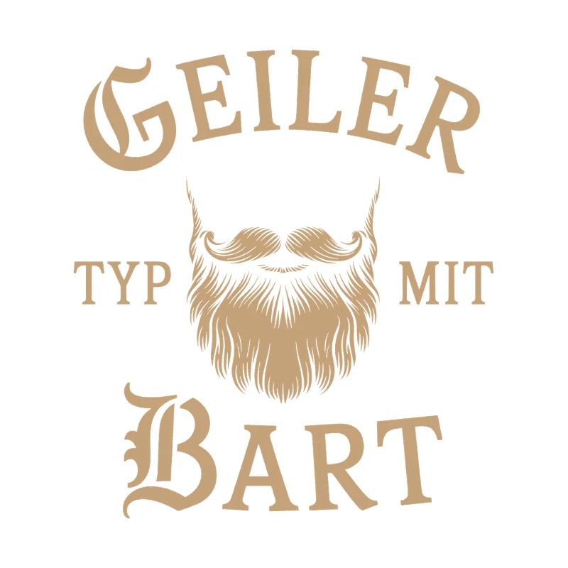Geiler Typ Mit Bart Bartträger Barbier Vollbart