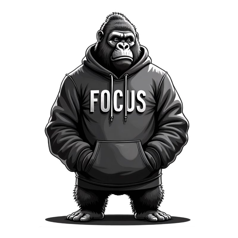 Gorilla Focus Strength Motivation Training