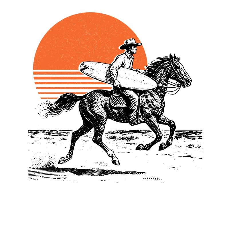 Surfer Cowboy