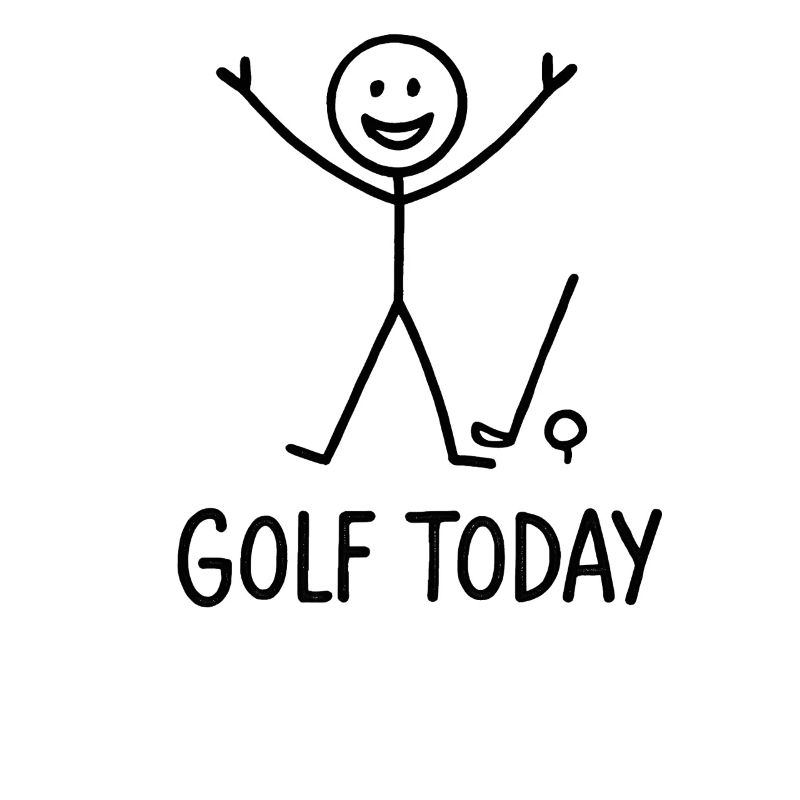 Golf Today Golfspieler Humor Geschenkidee Golfer
