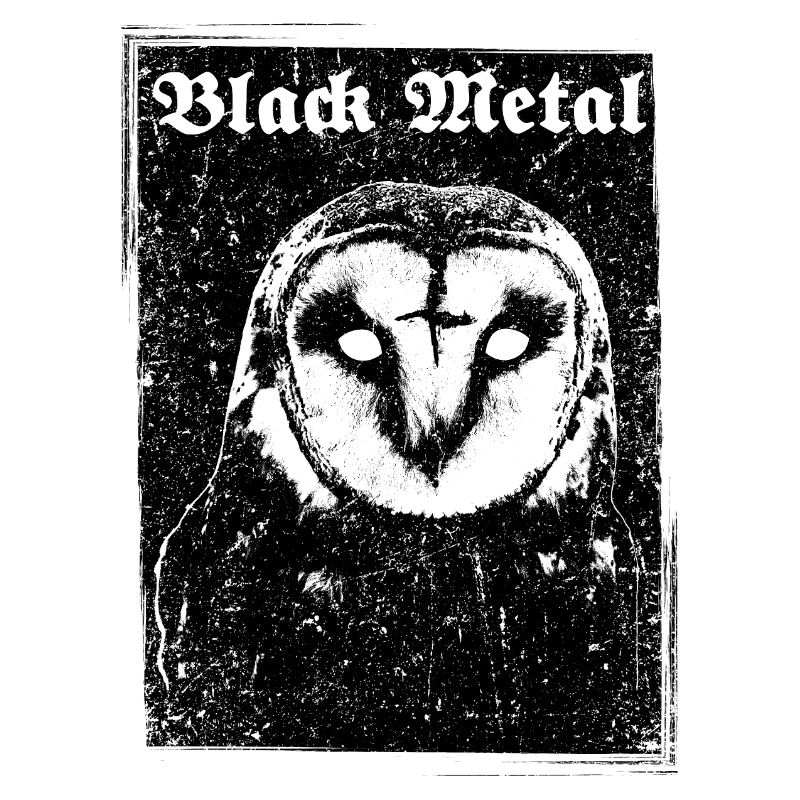 Black Metal Eule
